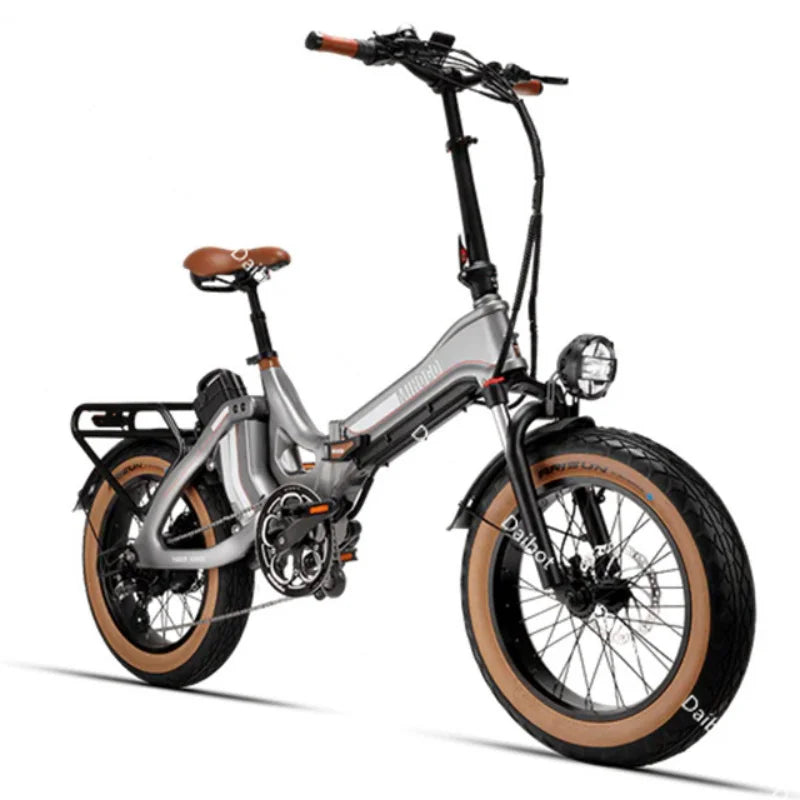 US Stock Fashion Commuter Electric Bike Foldable With APP Adult Woman Youth Cool 750w Powerful Electric Bicycle Double Battery