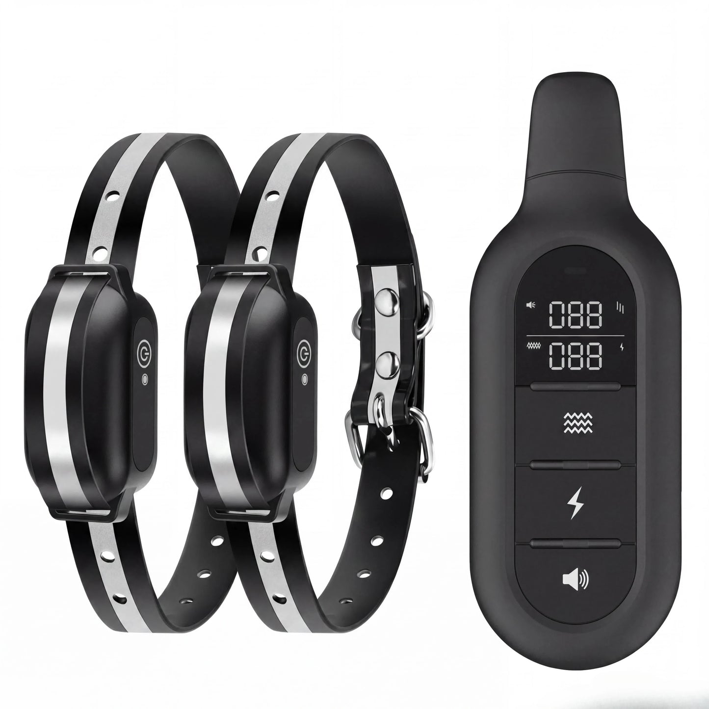 1000M Dog Training Collar Remote Control, Waterproof Rechargeable Dog Bark Collar with Shock Vibration Modes for All Dogs