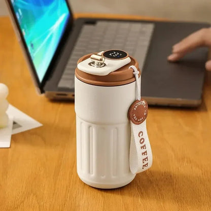 450ML Stainless Steel Thermo Water Bottle LED Temperature Display Coffee Cup Keep Cold and Heat Thermal Mug Travel Vacuum Flask
