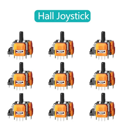 1 Pair 3D Analog Sensor ThumbStick Hall Effect Joystick Module Game Analog Sensor Controller Thumb Stick For Switch PS5/PS4/Xbox