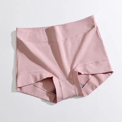M-4XL Women's Cotton Boxer Panties Graphene Antibacterial Boxer Briefs High Waist Abdominal Boxer Knickers Sexy Safety Shorts