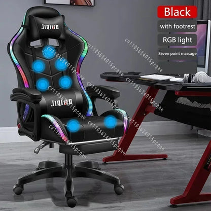 High Quality Gaming Chair RGB Light Office Chair Gamer Computer Ergonomic Swivel Chair Massage Recliner Gamer Chairs