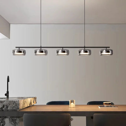 Nordic Minimalist Glass Pendant Lights Dimmable Table Dining Room Kitchen Island Ceiling Chandelier Indoor Lighting Fixture