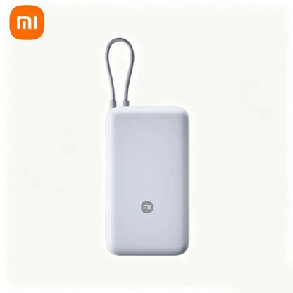 Xiaomi 20000mAh 33W Two-Way Fast Charging Power Bank with Built-in USB-C Cable Portable External Battery for iPhone Samsung