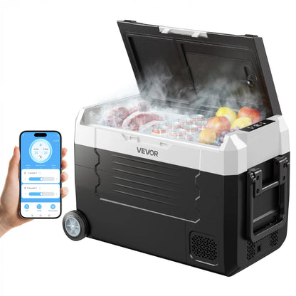 SucceBuy 20L 22L 35L 45L 55L Car Refrigerator Mini Fridge Freezer Portable Compressor Cooler DC 110-240V Ice Box for Camping