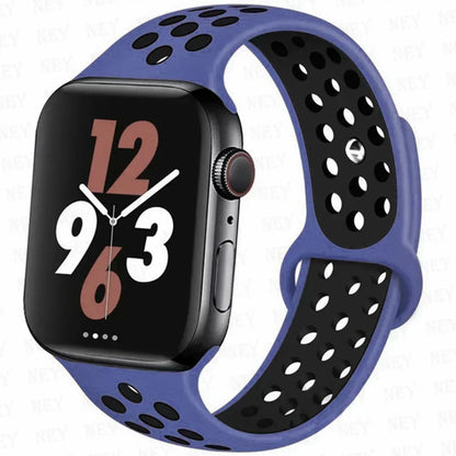 Silicone Sport Straps For Apple Watch 10 Band 45mm 44mm Ultra2 49mm 38/40mm 41mm 42 46mm Bracelet iWatch Series 8 7 6 4 5 3 9 SE