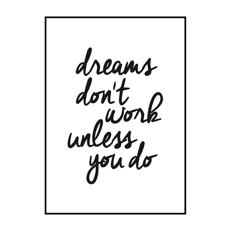 Motivational Poster Success Quotes Print Leadership Canvas Painting Success Wall Art Picture for Living Room Office Home Decor
