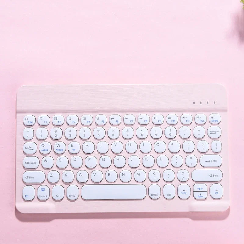 Spanish/English Keyboard Ultra Thin Wireless Keyboard Mouse for iPad Pro for Xiaomi Samsung Keyboard Bluetooth 10 inch