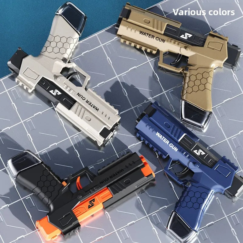 Manual Burst Water Guns Long Range Shooting Games Water Blasters Toys for Kids Summer Outdoor Beach Pool Fighting Children Toy