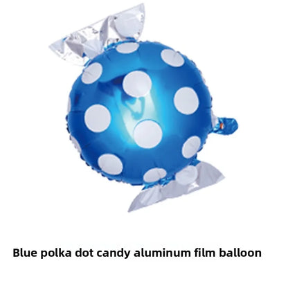 10pcs Windmill Candy Lollipop Foil Balloons 18 Inch Aluminum Film Balloon Birthday Party Christmas Wedding Decorations