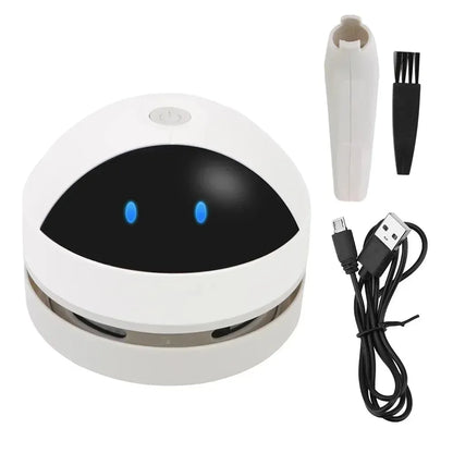 Table Vacuum Cleaner Mini Desktop Dust Vacuum With Detachable Nozzle USB Rechargeable Wireless Car Vacuum Cleaner Cleaning Tools