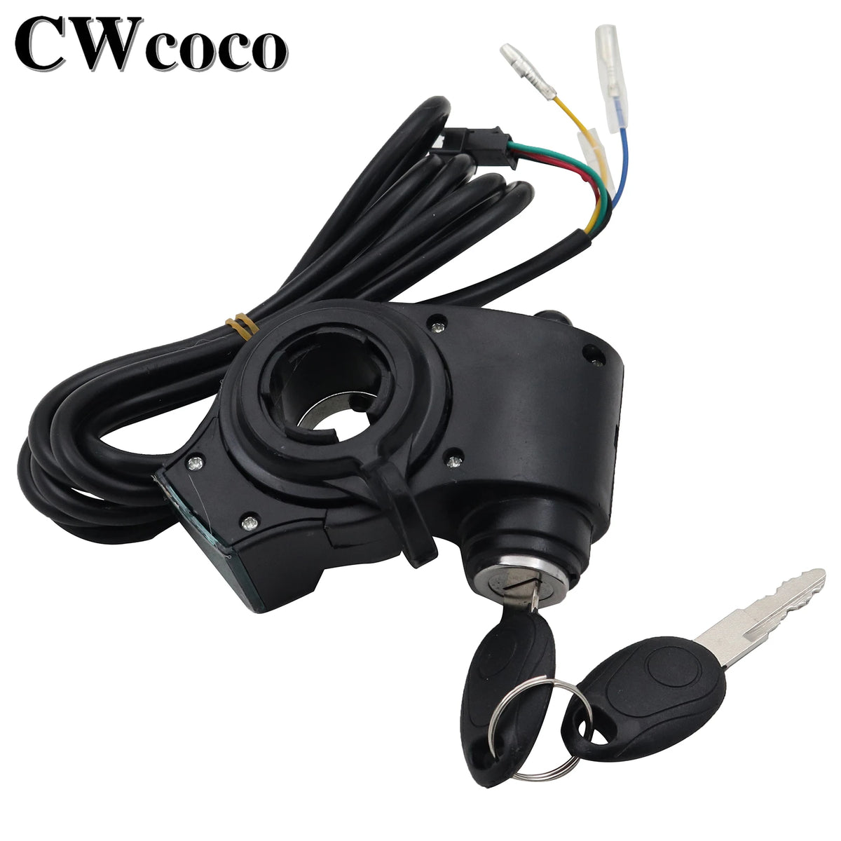 Electric Bicycle Thumb Throttle Voltmeter Digital Voltage Display Red Screen Lock Speed Control Electric E-Bike Turning Handle