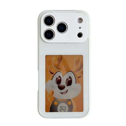 Smart NFC E-Ink Screen Phone Case For iPhone 17 16 15 14 13Pro Max 16/17 Plus Display Shockproof Protective Cover Photo Custom