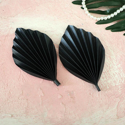 2PCS Happy Birthday Cake Toppers Glittery Palm Spear Gold Silver Folding Fan DIY Kids Party Cake Topper Wedding Decoration