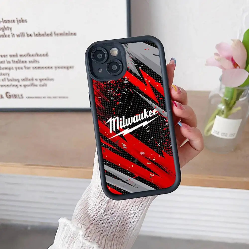 Fashion Phone Case for M-Milwaukees IPhone 17 16e 16 15 14 13 12 11 Air Pro Max Mini XR XS X 7 8 6 6s Plus Soft TPU Back Cover