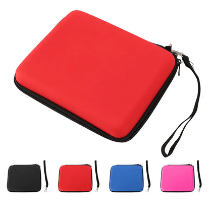 Console Travel Carrying Case Pouch Secure Game Console Carrying Case for 2DS with 8 Game Card Holders Protective Hard Shell