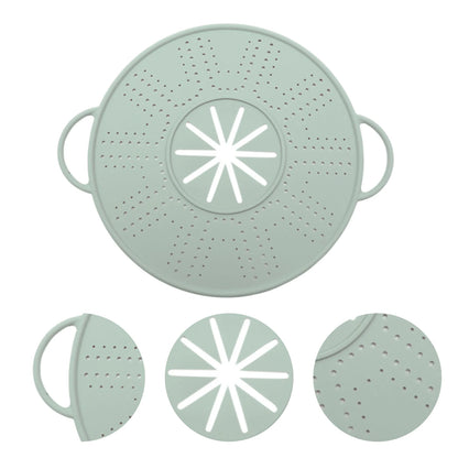 11in Silicone Splatter Screen Dishwasher Safe Foldable Splash Guard Multi-Use Grease Splatter Guard for Everyday Cooking