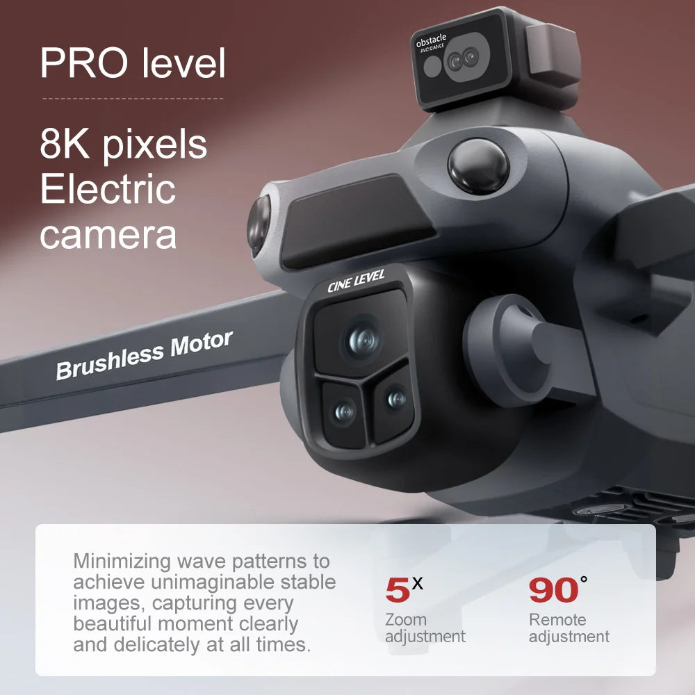 Original V918 Max GPS Drone 4K 8K Professional HD Camera Photography Brushless Foldable Quadcopter Laser Obstacle Avoidance Dron