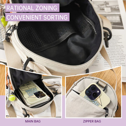 Fashionable Commuter Crossbody Bag, Mobile Phone Bag, Lightweight Multifunctional Chest Bag, Large Capacity Water Bottle Bag, Waterproof Shoulder Bag, Water Bottle Bag, Outdoor Sports Hiking