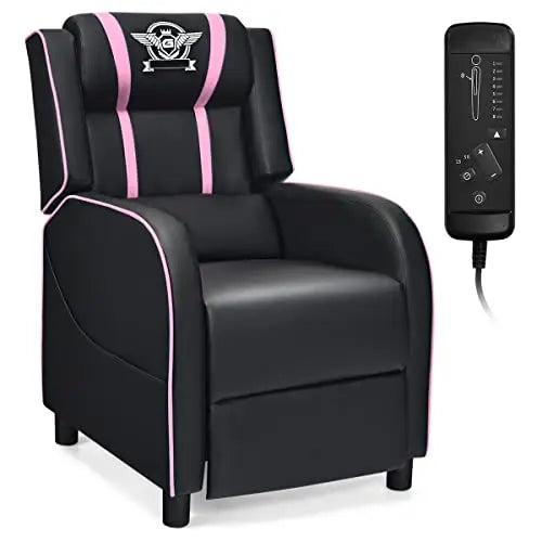 （Local US Inventory）Adjustable Massage Gaming Recliner Chair for Adults Ergonomic Leather Lounge a with Footrest Remote Control