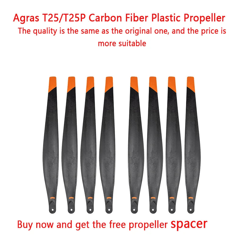 Copy Agras T25/T25P 5018 Carbon Fiber Plastic Drone Propellers For Agriculture Drone UAV Accessories Parts