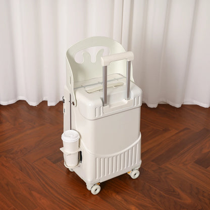 BunnyFly Kid Mom Suitcase with Seat for Children Can Sit To Ride Trolley Luggage Baby Travel Carry Case Multifunction Boardable