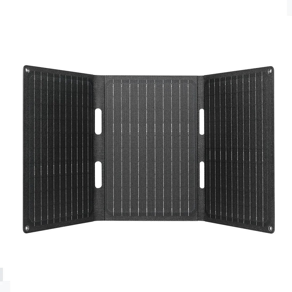 60W Foldable Solar Panel 3-Fold USB Type-C Folding Bag Power Charger For Phone Outdoor Hiking Camping Mobile Power Supplies