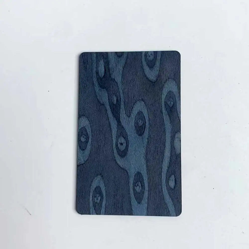 1pcs  12 colors wood 13.56mhz NFC Blank Bamboo black walnut cherry beech Wooden Membership Card NFC Contactless Business Card