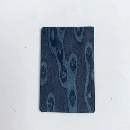1pcs  12 colors wood 13.56mhz NFC Blank Bamboo black walnut cherry beech Wooden Membership Card NFC Contactless Business Card