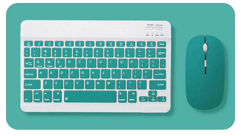 with Bluetooth Keyboard Mouse for Oukitel RT8 RT7 RT6 RT3 RT10 78Key Rechargeable Wireless 10inch Keyboard Mice Set Combo