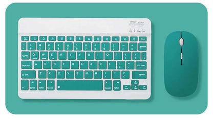 with Bluetooth Keyboard Mouse for Oukitel RT8 RT7 RT6 RT3 RT10 78Key Rechargeable Wireless 10inch Keyboard Mice Set Combo
