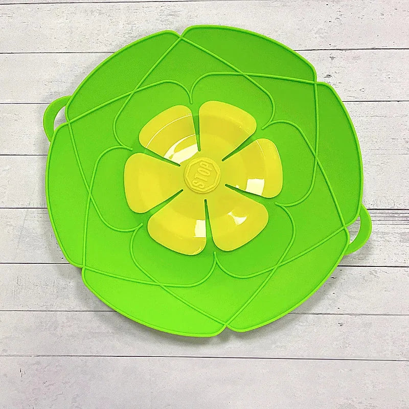 1pc Silicone Spill Proof Pot Lid Kitchen High Temperature Resistant Splash Proof and Splash Proof Silicone Lid Kitchen Tool