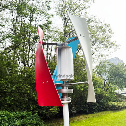10000W Vertical Wind Turbine Generator With Controller 12V 24V 48V High Efficiency Home Wind Turbine Low Start-up Wind Speed