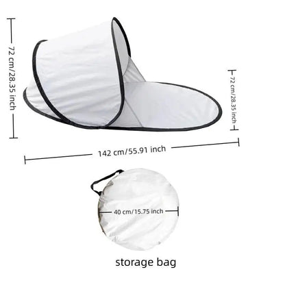 Outdoor tent for single casual use, quick setup in one second,beach sun protection, sunshade, camping, sunbathing
