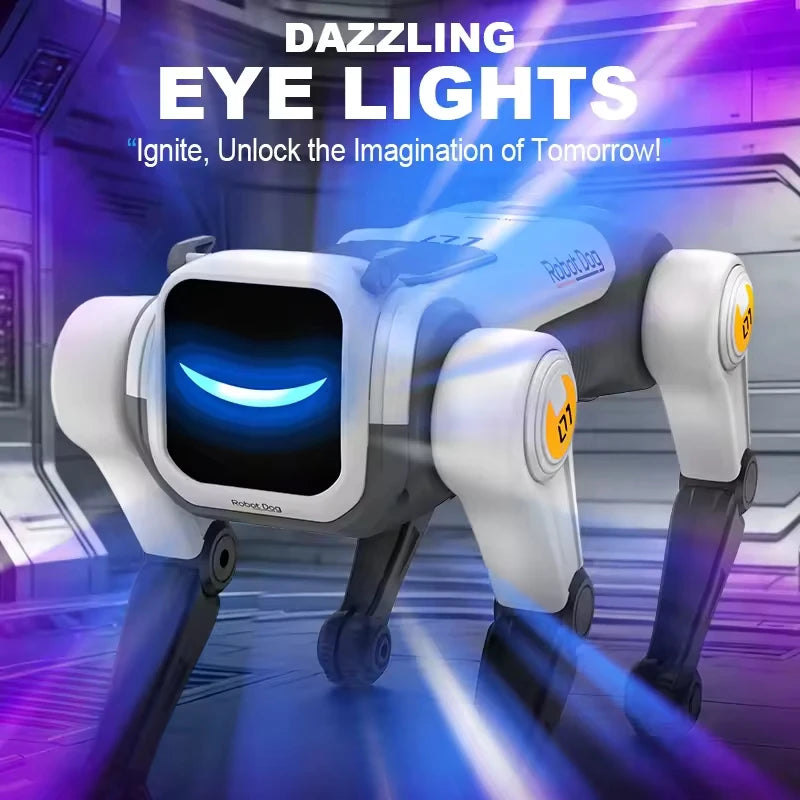 RC Mechanical Dog Intelligent AI RC Robot Dog Voice Command Programmable Singing Dancing Electronic Stunt Bionic Smart Robot Dog