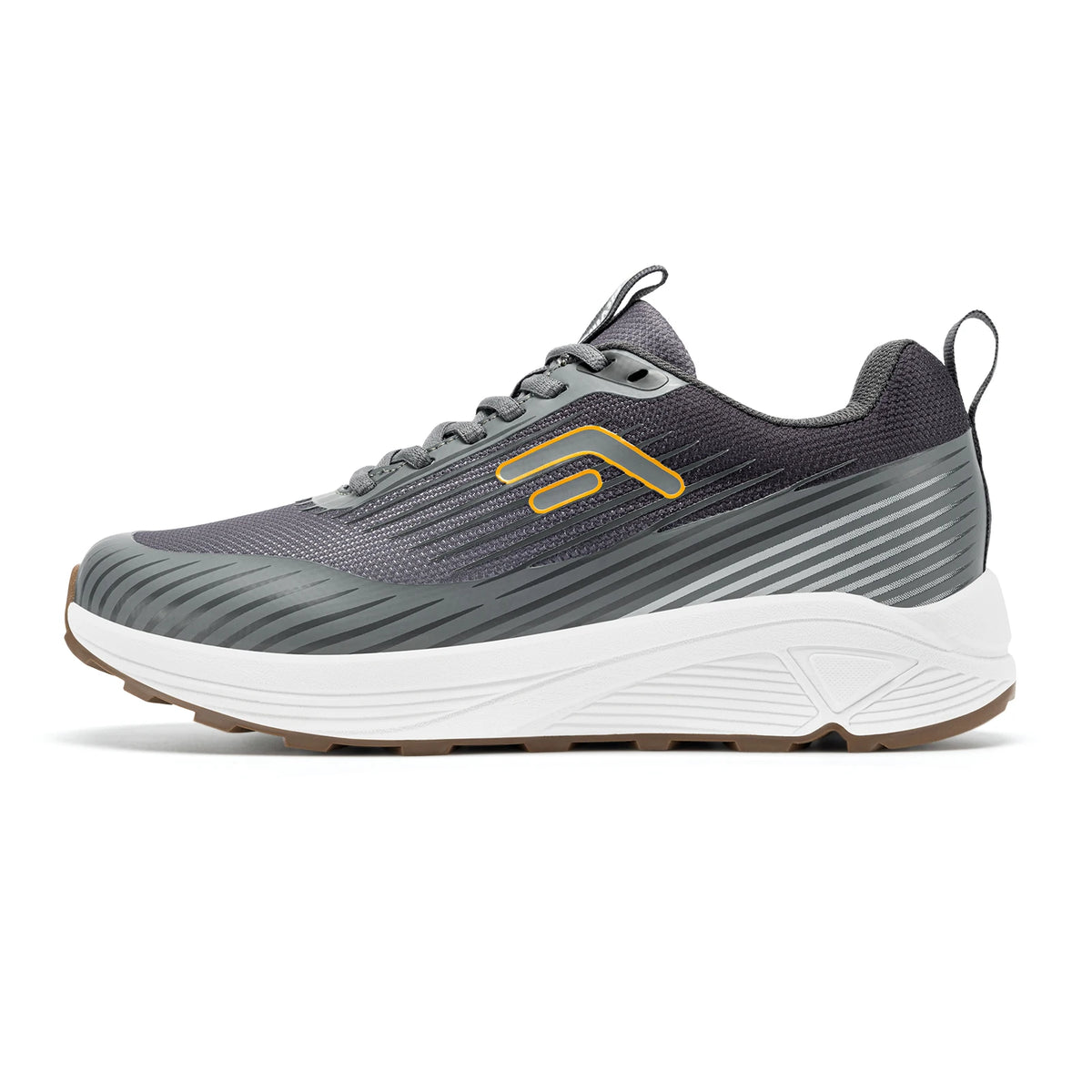 Fittington Men’s Sports Shoes Extra Wide Trail Running Shoes for Men Non-slip Men Sneakers Cushioning Hiking Shoes Support Arch