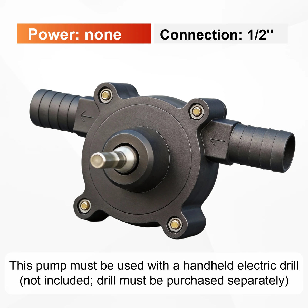 Electric Drill Pump Water Transfer Pump Self Priming Portable Mini Water Pump Drill Powered Fluid Transfer Pump 120W-650W