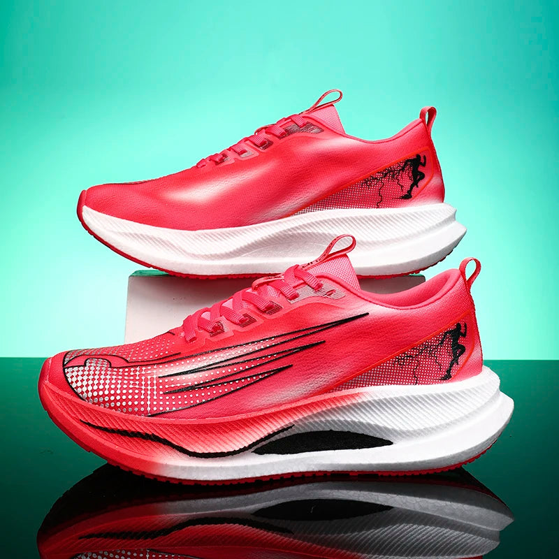 Running shoes professional fitness carbon board men's sports marathon lightweight women's comfortable non slip sports shoes