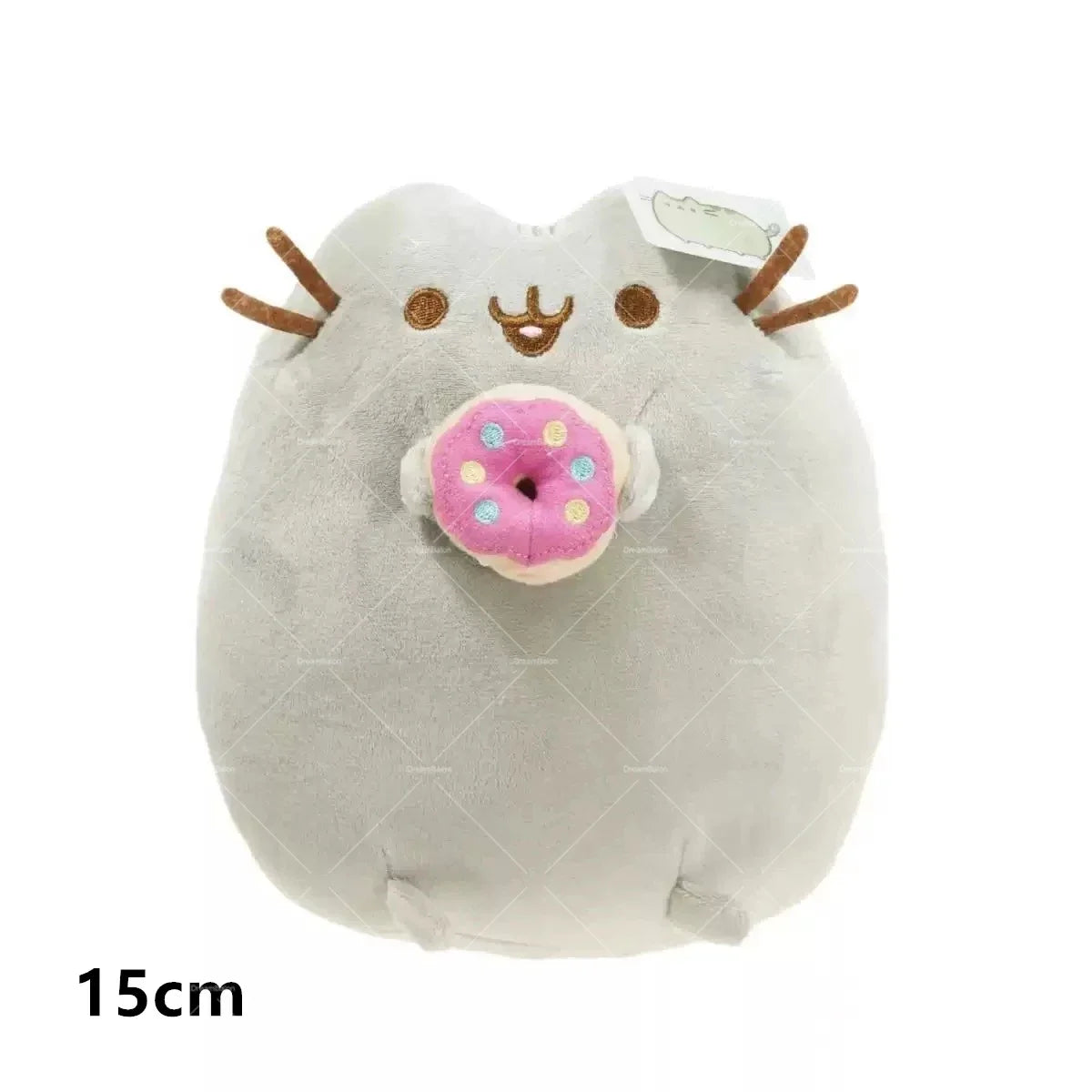 Pusheen Balloons Cartoon Cat Birthday Banner Decoration Party Supplies Backdrop Cake Topper Gift Bag Sticker Spiral Plush Doll