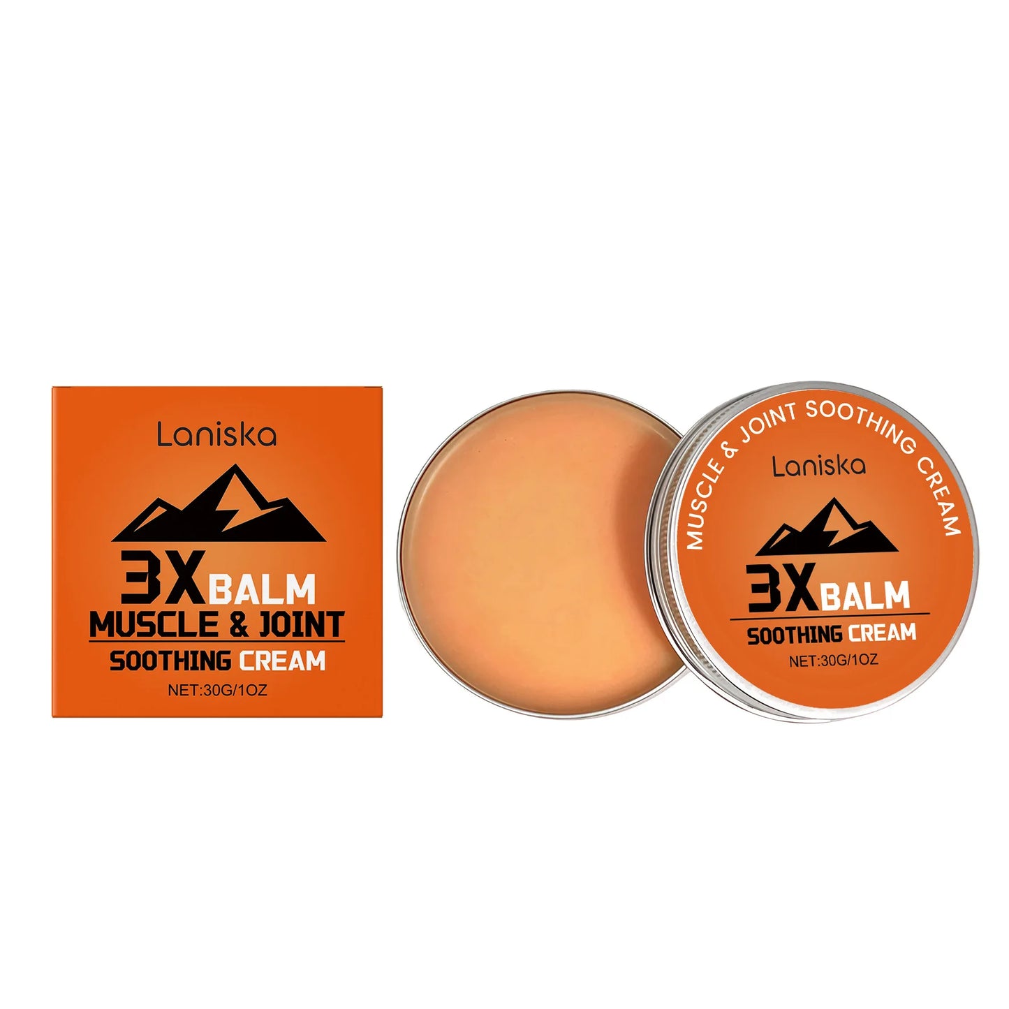Laniska Therawolf Nerve-Relief Balmdeeply Penetrate Fast-Acting Relief Joint Discomfort Gentle Care Knee Shoulder Joint Support