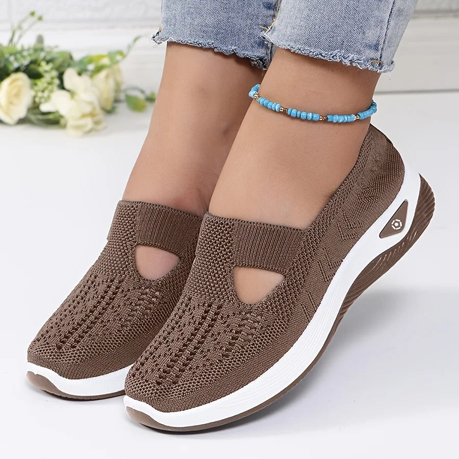 Women's Slip-On Sneakers | Flat Low-Profile Design | Casual Everyday Wear