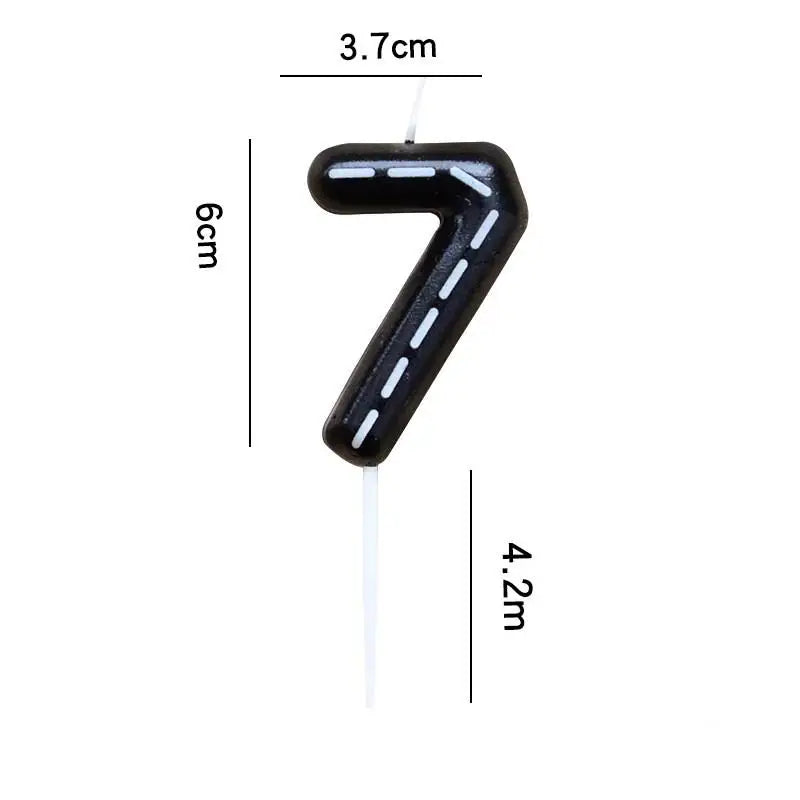 New Race Cars Birthday Cake Candles Supplies Racing Car Them 0 To 9 Number Candle Celebrating Party Birthday Cake DIY Decoration