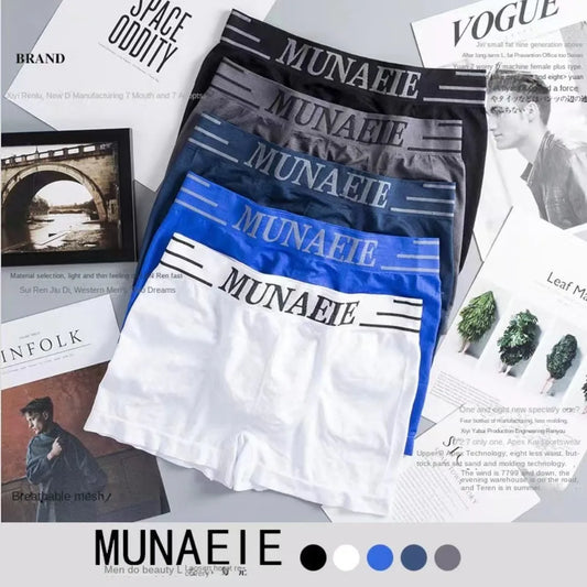 High-quality Seamless Men Pants Comfortable Sexy U Convex Breathable Underpant Solid Color Lingerie Boxer Shorts Man Underwear