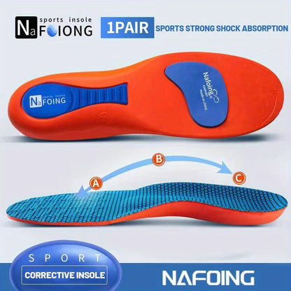 Arch Support Feet Orthopedic Shoes Insole Plantar Fasciitis Insoles for Men Women Shock Absorbing Non Slip Sports Insoles
