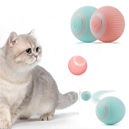 Bite Resistant Smart Automatic Rolling Ball Electric Cat Interactive Toy Self Amusement Boredom Relief Pet Entertainment Ball