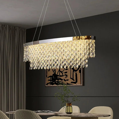 Luxury Crystal Chandelier Light Ceiling Hanging Lamps Home Decoration Dining Room Chandeliers Lights Lighting for Living Room