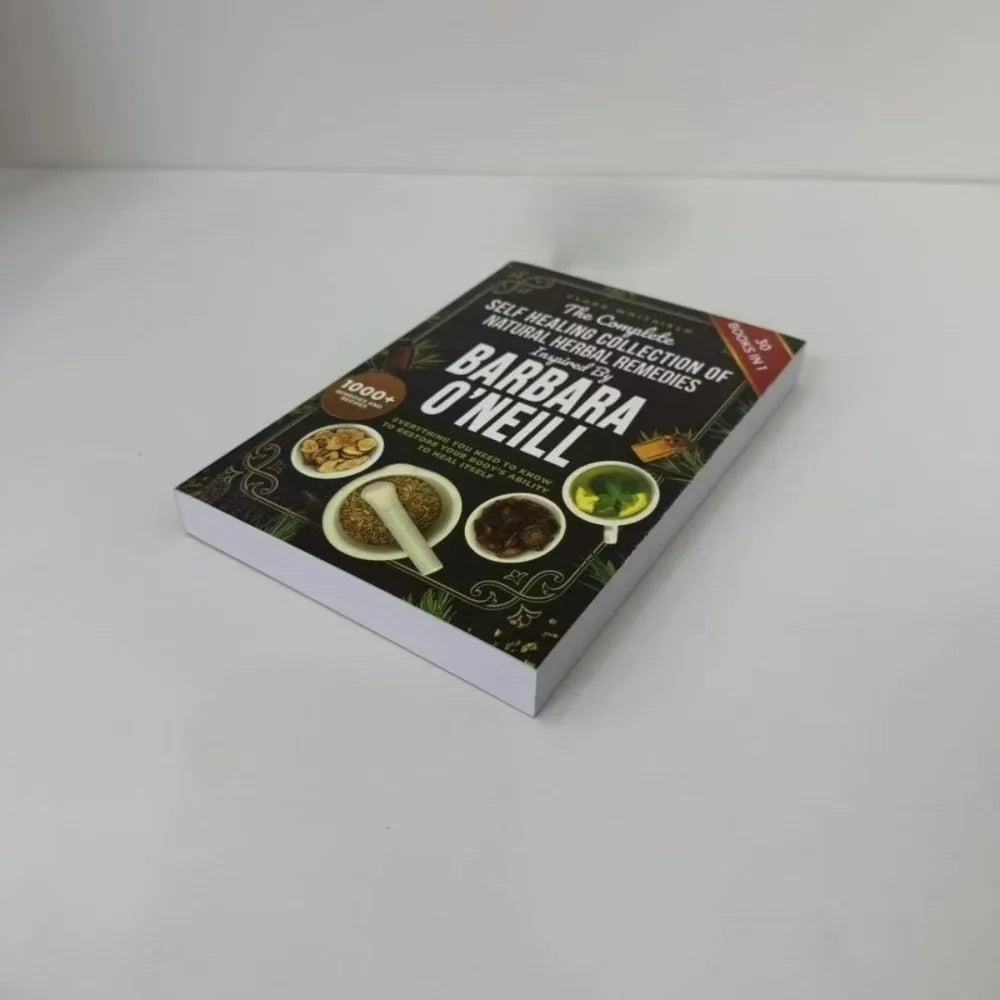Barbara O'Neill Inspired Self Healing Collection Beginners English Paperback 30 in 1 1000+ Natural Herbal Remedies Free Shipping