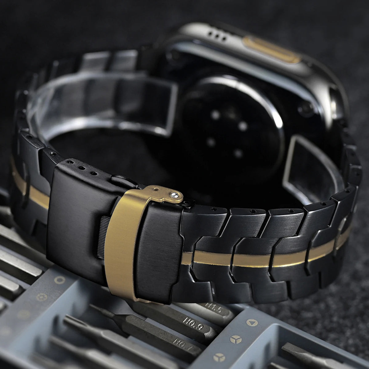 Stainless Steel Strap For Apple Watch Series 12 11 10 9 8 SE 3 46mm 45mm 42mm 44mm Metal Bracelet Band iWatch Ultra 4/3/2/1 49mm
