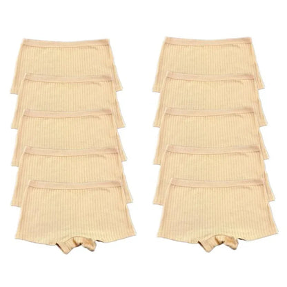 10PCS Fast Shipping M-XL 95% Cotton Boxer Shorts Women Sports Panties Yoga Panty for Female Underpants