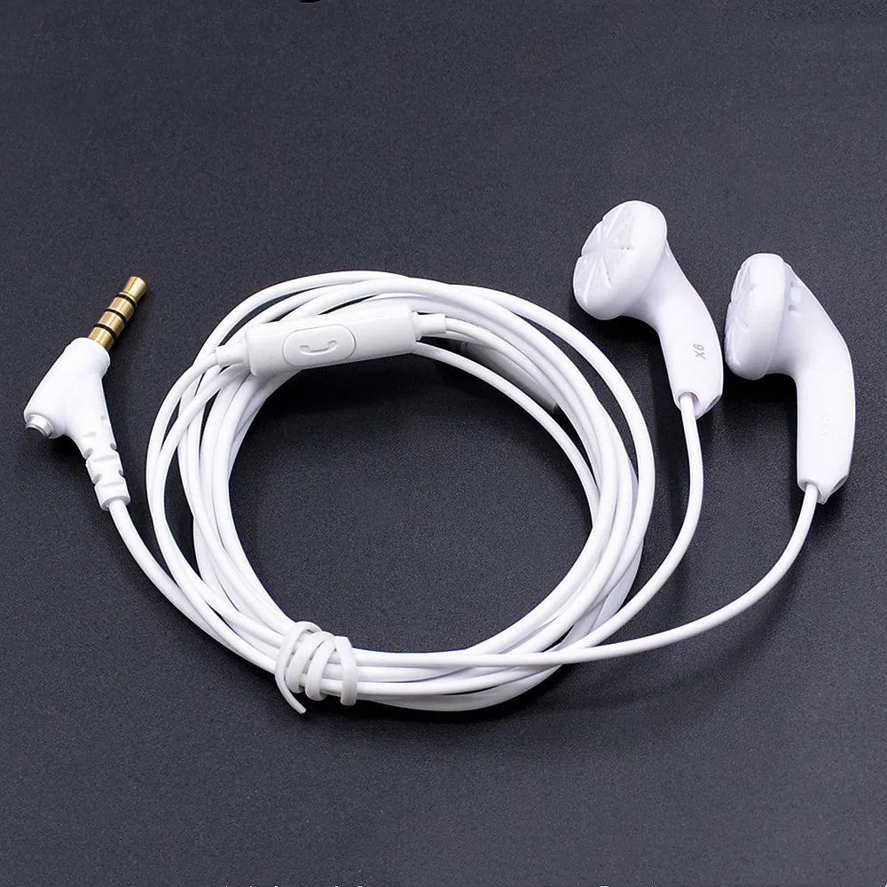 YINCROW X6 3.5mm In-ear Earphones Flat Head Earbuds Professional Fever HIFI Earphone PK PK1 MX985